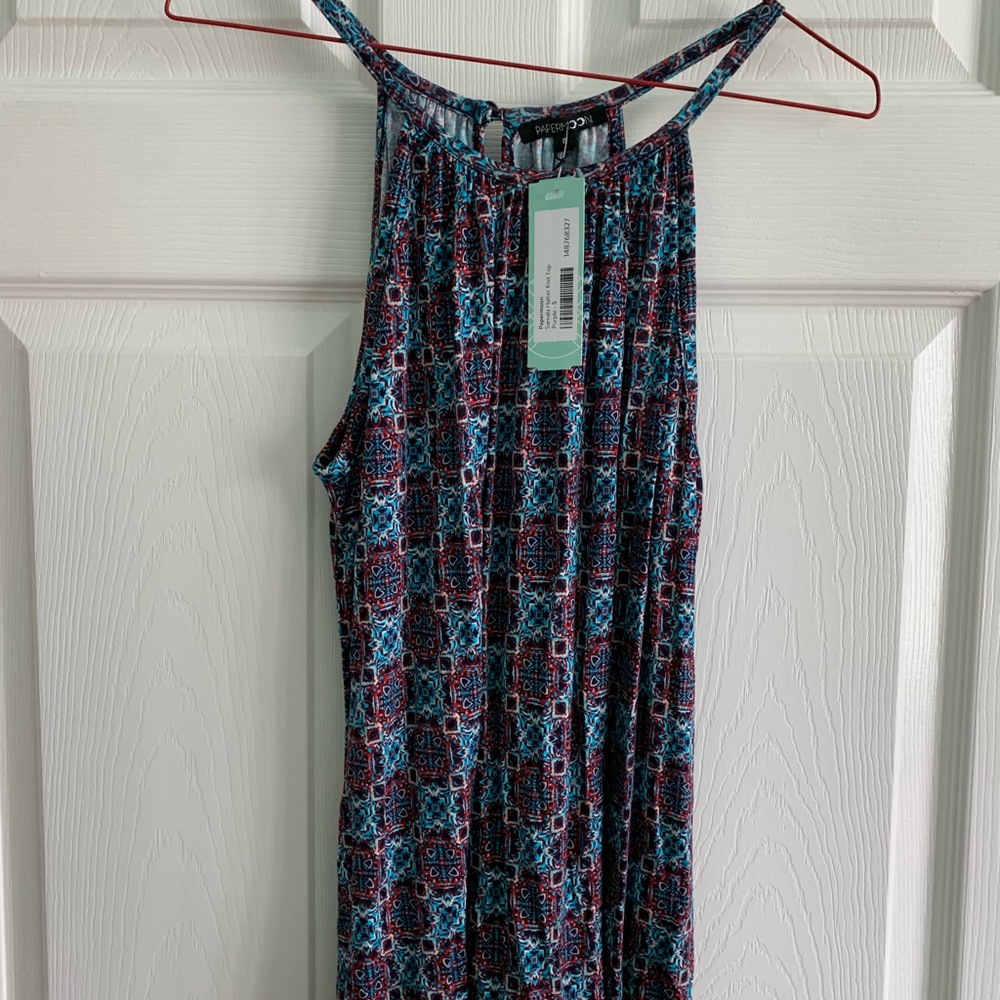 Samala Halter Knit Top, NWT